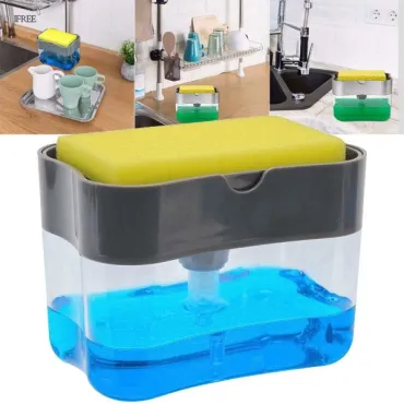 Диспенсър с помпа дозатор за веро+подарък гъба - Pump Dispenser
