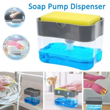 Диспенсър с помпа дозатор за веро+подарък гъба - Pump Dispenser