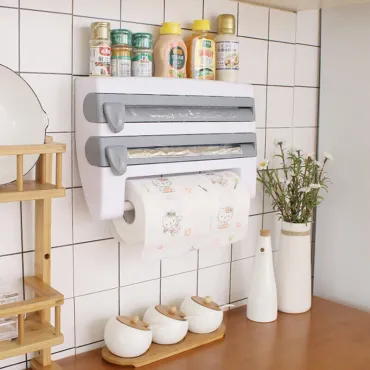 Диспенсър за кухненска хартия и фолио 3 в 1 - PaperHolder