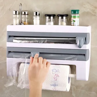 Диспенсър за кухненска хартия и фолио 3 в 1 - PaperHolder