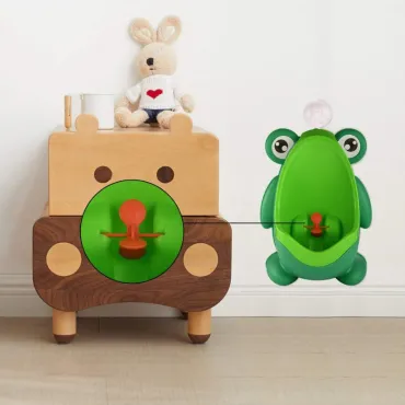 Детски писоар за стена във формата на жаба - FrogPotty