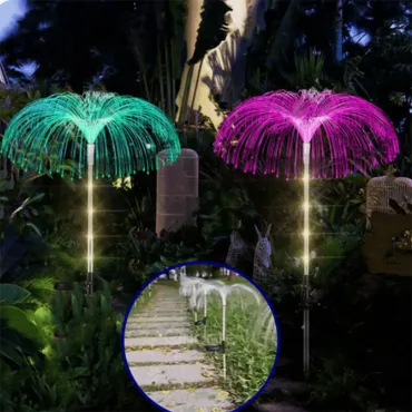 Декоративни соларни лампи фонтан 2 бр. Многоцветни - DecorativeLamps