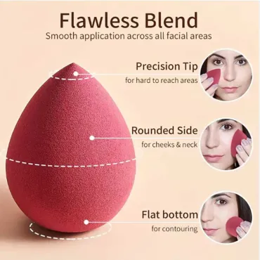 Гъба-бюти блендер за нанасяне на фон дьо тен - BeautyBlender