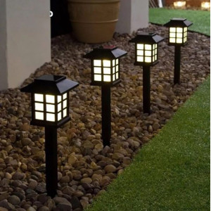 Градинска соларна лампа тип фенер - Solar lamp
