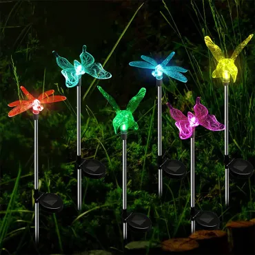 Водоустойчиви соларни лампи пеперуда, водно конче или птица - SolarLamps