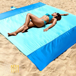 Водоустойчива постелка за плаж и къмпинг, незадържаща пясък - BeachMat
