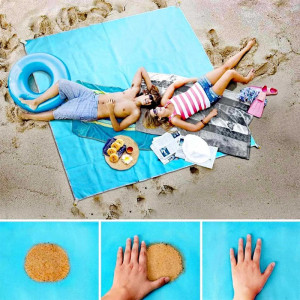 Водоустойчива постелка за плаж и къмпинг, незадържаща пясък - BeachMat