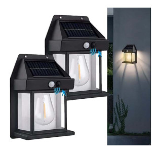 Водоустойчива външна слънчева лампа за стена, сензорна лампа - SWLamp