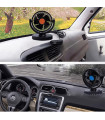 Вентилатор за кола за въздушно охлаждане, въртящ се на 360° - VehicleFanT201
