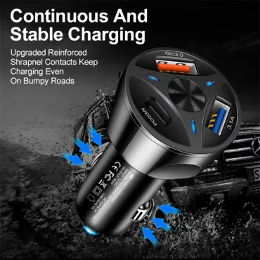 Бързо зарядно устройство за кола 55W - Charge55W