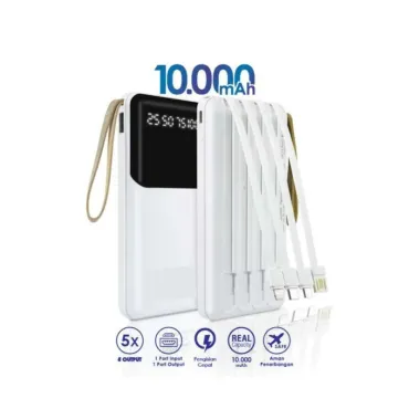 Бързо зарядно за телефон, преносима зарядна станция, 10000mAh - FastBank KP-37