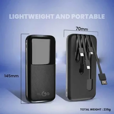 Бързо зарядно за телефон, преносима зарядна станция, 10000mAh - FastBank KP-37