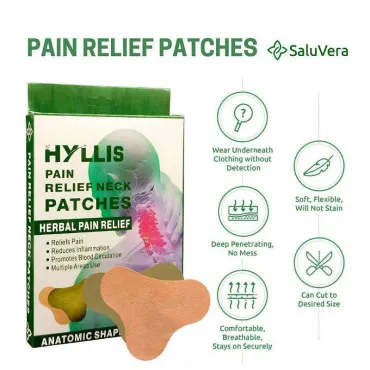 Билкови пластири за болка във врата 10бр. - NeckPatches