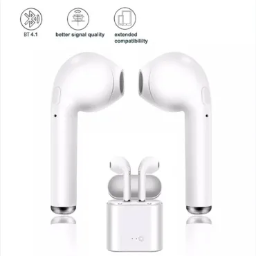 Безжични слушалки с кейс за зареждане 17S - WirelessHeadphon