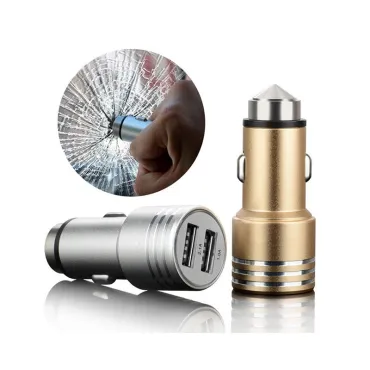 Алуминиев адаптер за запалка на кола с 2 бр. USB - CarLighter