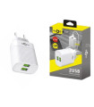 Адаптер/Зарядно за смартфон KLGO Premium Quality 2xUSB, 2.4A - PhoneCharger
