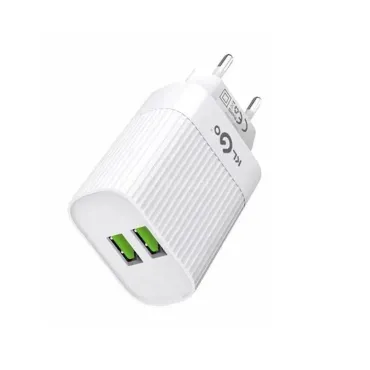 Адаптер/Зарядно за смартфон KLGO Premium Quality 2xUSB, 2.4A - PhoneCharger