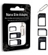 Адаптери за SIM карти 4 in 1 Nano/micro/standard SIM - Sim adapter