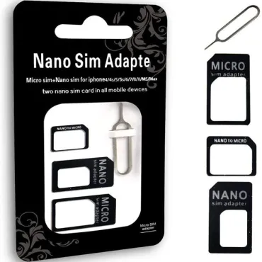 Адаптери за SIM карти 4 in 1 Nano/micro/standard SIM - Sim adapter
