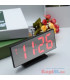 LED огледален електронен часовник с аларма