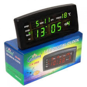 Дигитален часовник с дата, температура и аларма – jumbo-catalog.bg