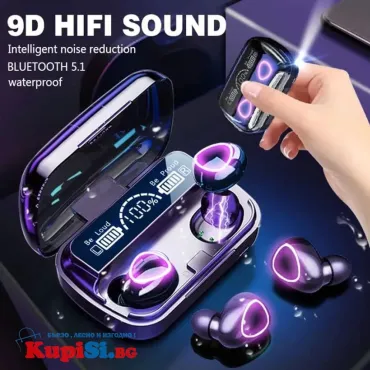 Bluetooth Безжични слушалки M10