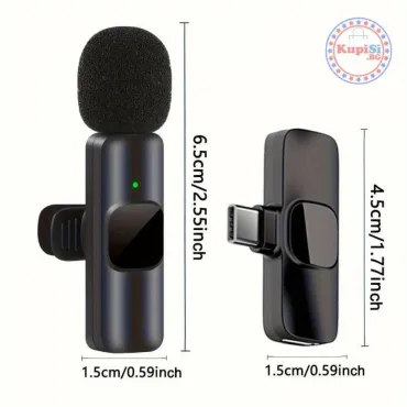Безжичен микрофон за телефон – комплект 2 бр. за iPhone | jumbo-catalog.bg
