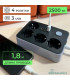 Разклонител с USB портове за зареждане на мобилни устройства