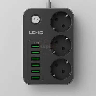 Разклонител с USB портове - 2 метра кабел