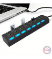 Външен USB хъб със 7 порта