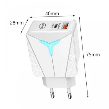 Адаптер за зареждане с USB и Type C портове от jumbo-catalog.bg