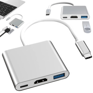 Hdmi type c преходник адаптер - 3в1 | jumbo-catalog.bg
