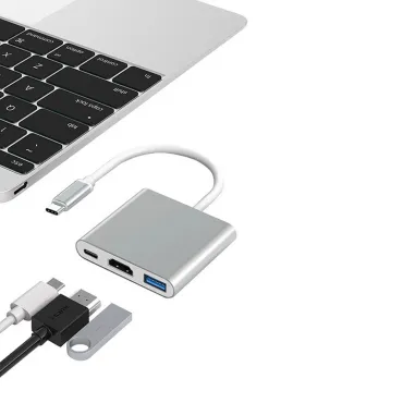 Hdmi type c преходник адаптер - 3в1 | jumbo-catalog.bg