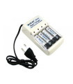 ЗАРЯДНО ЗА БАТЕРИИ (AAA , AA , 9 v)