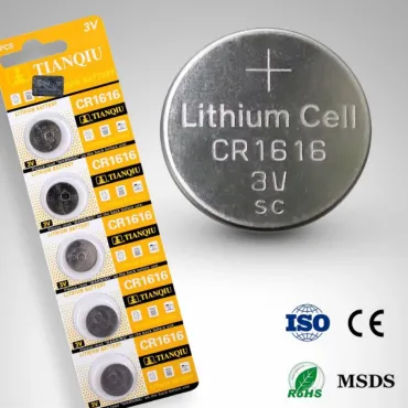 Бутонна алкална батерия CR1616 – 3V за часовници, ключове