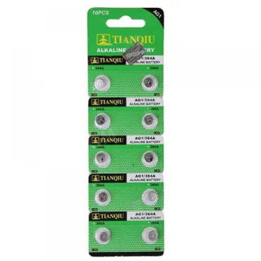 Алкални батерии AG1, 364A, L621, LR60 – 1.55V за часовници