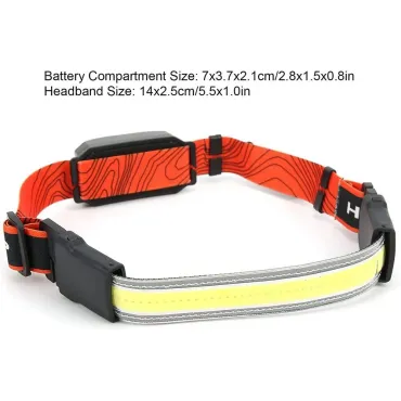 USB челник с лента за глава – зареждаща се LED лампа | jumbo-catalog.bg