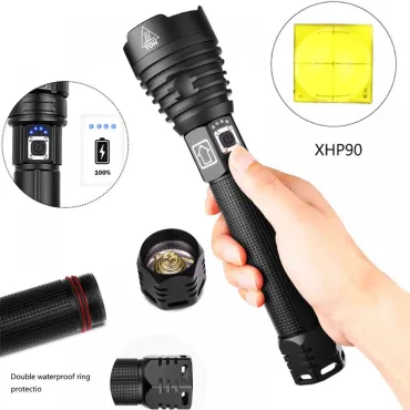 XHP90.3Мощен акумулаторен фенер от jumbo-catalog.bg