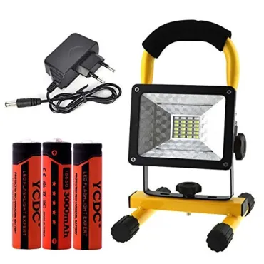 Акумулаторен LED прожектор 100W за външна употреба – jumbo-catalog.bg
