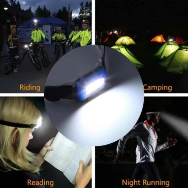 Компактен LED челник за глава за спорт и къмпинг – jumbo-catalog.bg