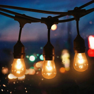 Висящи крушки за градина - Гирлянд 5 M - 10 LED