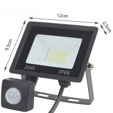 Прожектор със Сензор за Движение - 20W | jumbo-catalog.bg