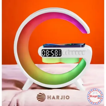 LED лампа с вграден часовник и QI зарядно устройство – jumbo-catalog.bg