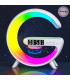 LED лампа с вграден часовник и QI зарядно устройство – jumbo-catalog.bg