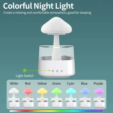 Овлажнител за въздух, Музикален, LED, Bluetooth