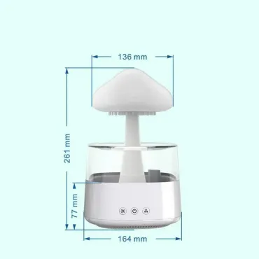 Овлажнител за въздух, Музикален, LED, Bluetooth
