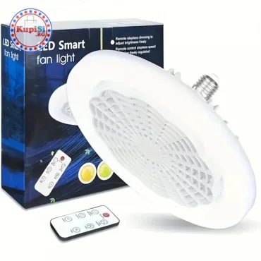 Вентилатор за таван без перки с LED и дистанционно | jumbo-catalog.bg