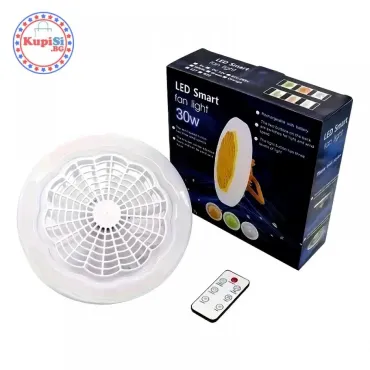 Вентилатор за таван без перки с LED и дистанционно | jumbo-catalog.bg