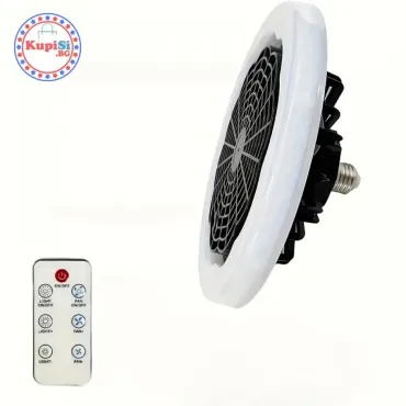 Вентилатор за таван без перки с LED и дистанционно | jumbo-catalog.bg