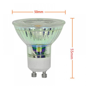 Крушки за лунички , GU10, 4.5W, 330Lm, 2700K , Клас A+ ,6 броя